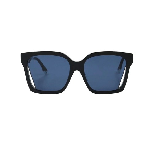 Fendi FE40085F - 01V - 57 Napszemüvegek Fekete Szögletes