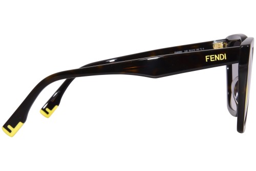 Fendi FE40085I - 52B - 55 Napszemüvegek Havana Szögletes