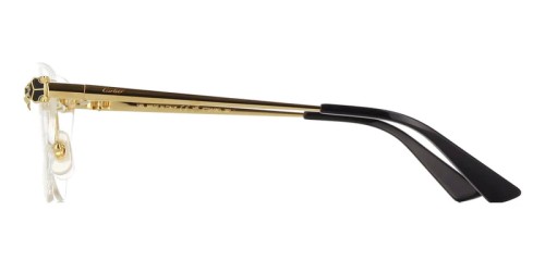 Cartier CT0448O - 001 - 60 Optikai keretek Arany,Fekete Különleges