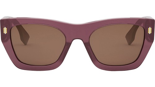 Fendi FE40100I - 81E - 53 Napszemüvegek Rózsaszín Szögletes