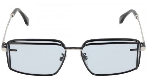 Fendi FE40102U - 01V - 53 Napszemüvegek Fekete,Ezüst Szögletes