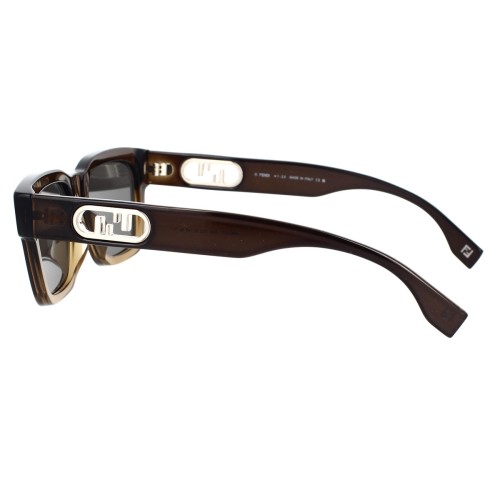 Fendi FE40107I - 50A - 53 Napszemüvegek Barna Szögletes
