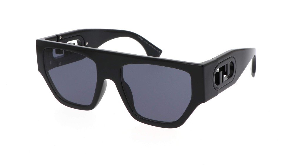 Fendi FE40108U - 01V - 54 Napszemüvegek Fekete Flat Top (Felül egyenes)