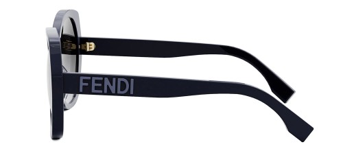 Fendi FE40112I - 90B - 57 Napszemüvegek Kék Pillow (Lekerekített)