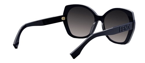 Fendi FE40112I - 90B - 57 Napszemüvegek Kék Pillow (Lekerekített)