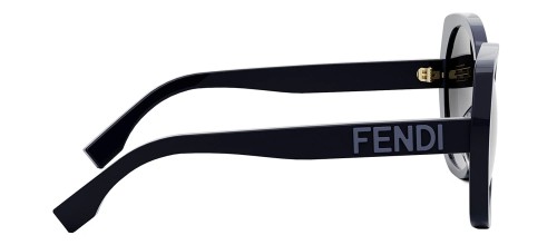Fendi FE40112I - 90B - 57 Napszemüvegek Kék Pillow (Lekerekített)