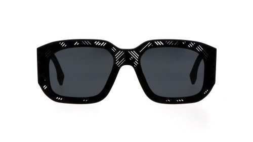 Fendi FE40113I - 02A - 52 Napszemüvegek Fekete Szögletes
