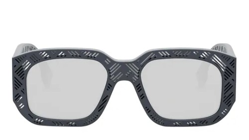 Fendi FE40113I - 20C - 52 Napszemüvegek Szürke Szögletes