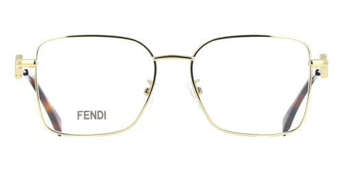Fendi FE50110F - 030 - 54 Optikai keretek Arany, Havanna Szögletes