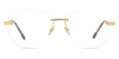 Fred FG50043U - 030 - 61 Optikai keretek Arany, Havana Pilóta (Aviator)