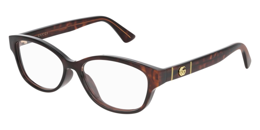 Gucci GG0639OA - 002 - 53 Optikai keretek Havanna Szögletes