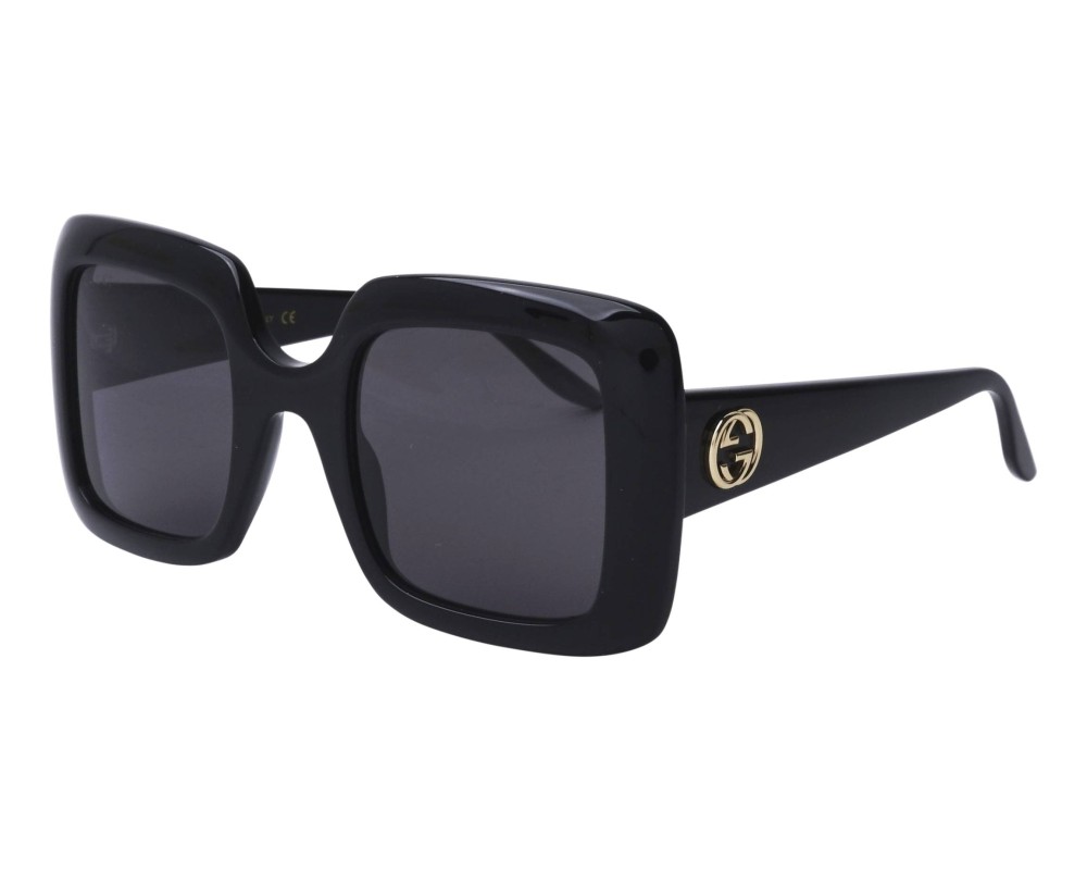 Gucci GG0896S - 001 - 52 Napszemüvegek Fekete Szögletes