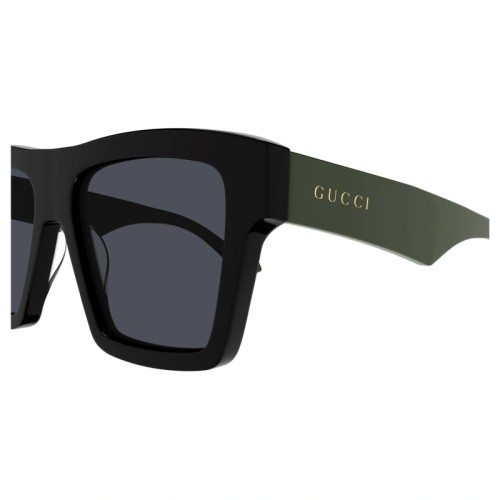 Gucci GG0962S - 009 - 55 Napszemüvegek Fekete,Zöld Szögletes