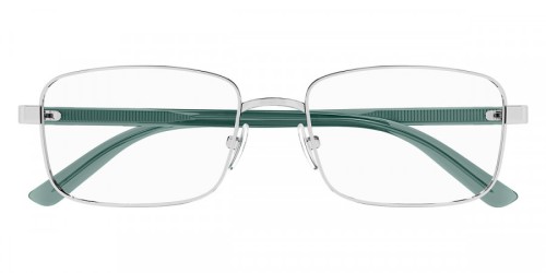 Gucci GG1586O - 006 - 59 Optikai keretek Ezüst,Zöld Szögletes