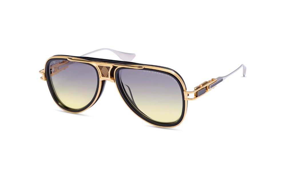 Dita GRAND-DECADE DTS460-A - 01 - 56 Napszemüvegek Arany,Fekete,Ezüst Pilóta (Aviator)