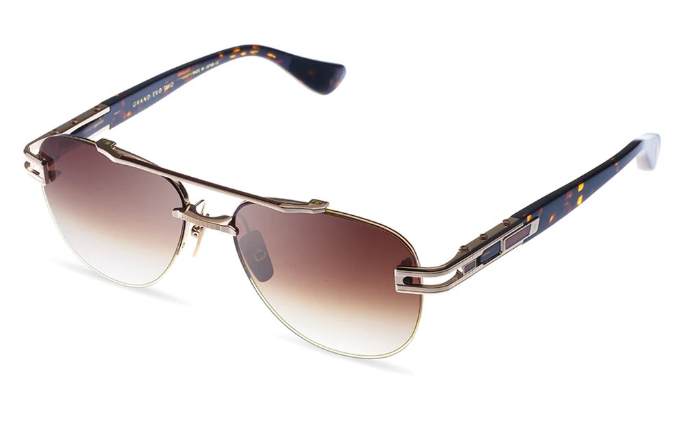 Dita GRAND-EVO TWO DTS139-A - 02 - 56 Napszemüvegek Arany, Havana Pilóta (Aviator)