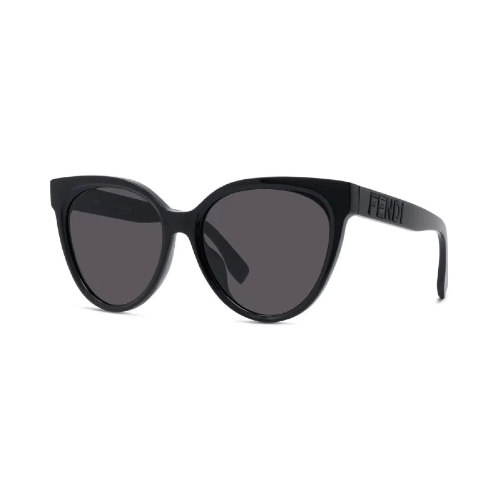 Fendi FE40008U - 01A - 56 Napszemüvegek Fekete Pillow (Lekerekített)