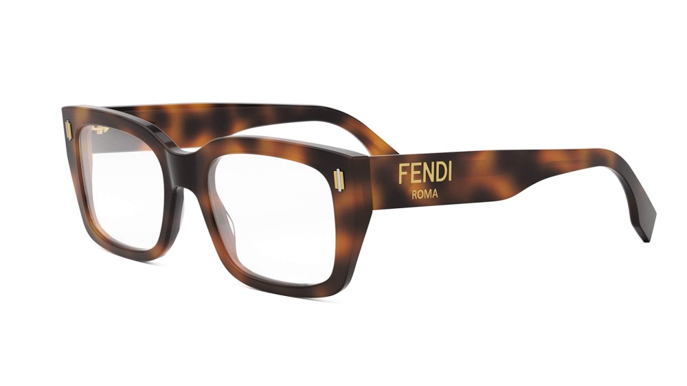 Fendi FE50094I - 053 - 52 Optikai keretek Havanna Szögletes