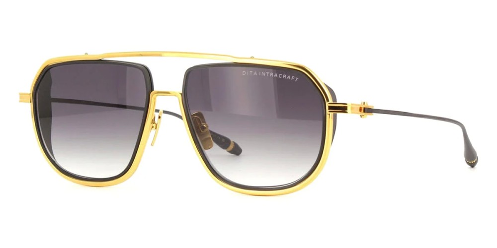 Dita INTRACRAFT DTS165-A TITANIUM - 01 - 59 Napszemüvegek Arany,Fekete Pilóta (Aviator)