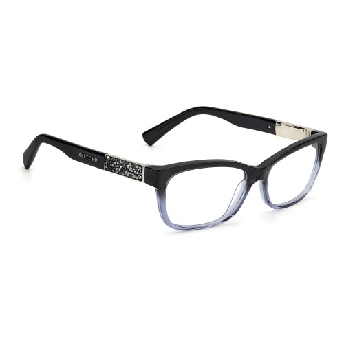 Jimmy Choo JC110 - U76 - 53 Optikai keretek Fekete,Szürke Szögletes