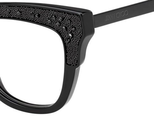 Jimmy Choo JC237 - 807 - 49 Optikai keretek Fekete Cat Eye (Macskaszem)