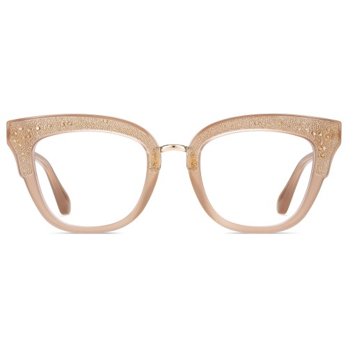 Jimmy Choo JC237 - FWM - 49 Optikai keretek Bézs Cat Eye (Macskaszem)