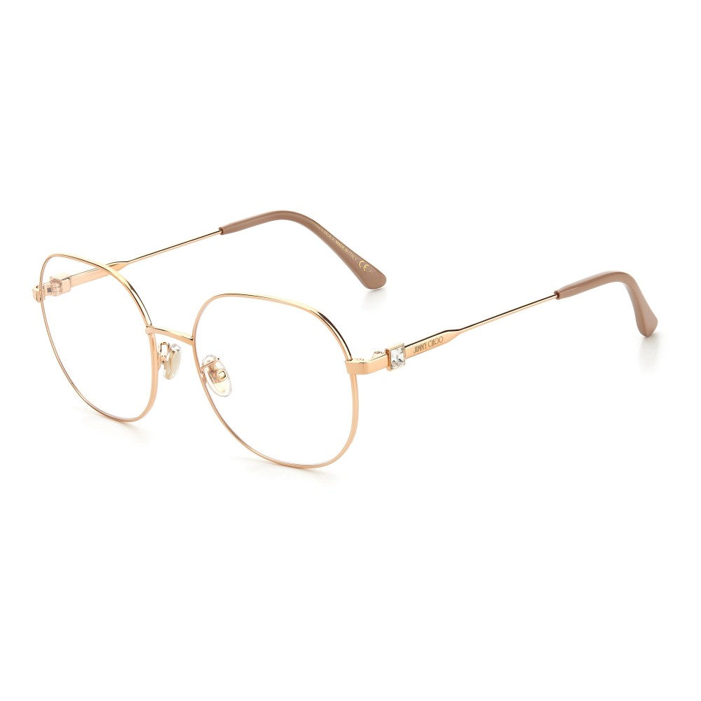 Jimmy Choo JC305/G - DDB - 55 Optikai keretek Arany Pillow (Lekerekített)