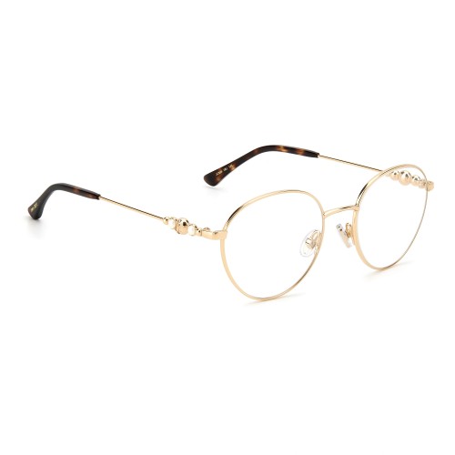 Jimmy Choo JC338 - 06J - 50 Optikai keretek Arany, Havana Pillow (Lekerekített)