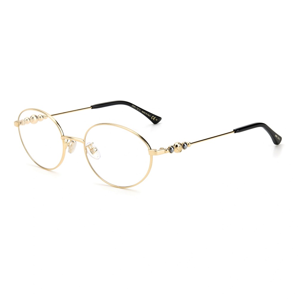 Jimmy Choo JC340/G - 2M2 - 53 Optikai keretek Arany,Fekete Ovális