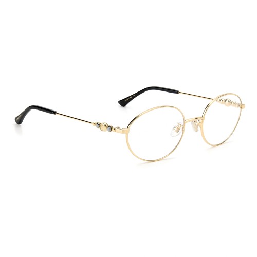 Jimmy Choo JC340/G - 2M2 - 53 Optikai keretek Arany,Fekete Ovális