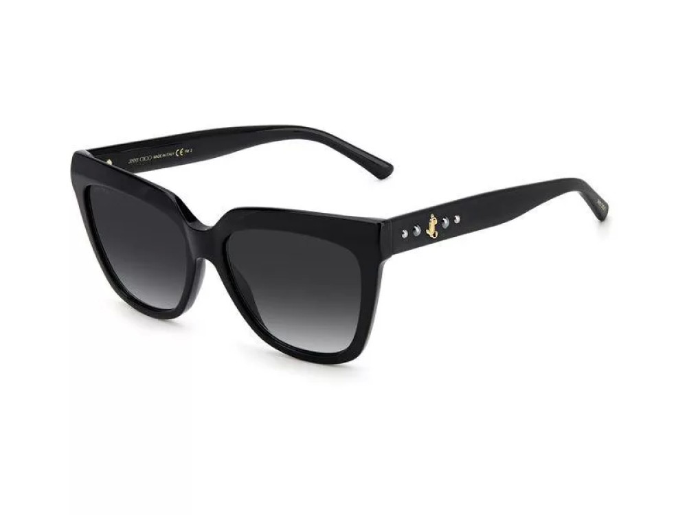 Jimmy Choo JULIEKA/S - 8079O - 55 Napszemüvegek Fekete Pillow (Lekerekített)