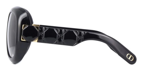 Dior LADY 95.22 R2I - 10A1 N - 58 Napszemüvegek Fekete Szögletes