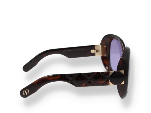 Dior LADY 95.22 R2I - 20G0 N - 58 Napszemüvegek Havana Szögletes