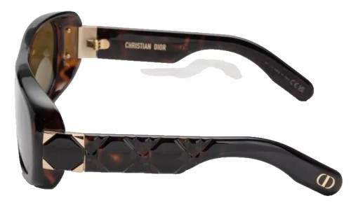 Dior LADY 95.22 S1I - 20C0 N - 59 Napszemüvegek Havana Szögletes