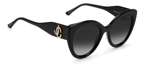 Jimmy Choo LEONE/S - 8079O - 52 Napszemüvegek Fekete Pillow (Lekerekített)