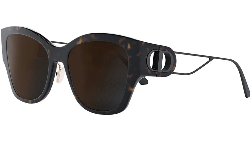 Dior 30MONTAIGNE B2U - 20A5 B - 54 Napszemüvegek Havana Szögletes
