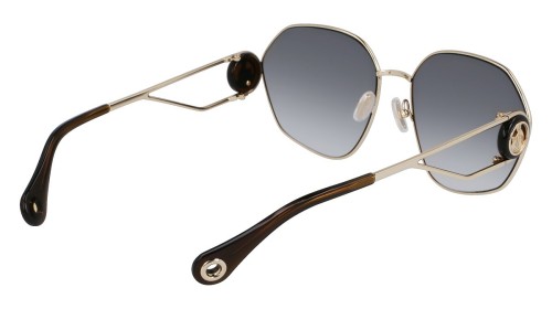 Lanvin LNV127S - 734 - 62 Napszemüvegek Arany,Barna Szögletes