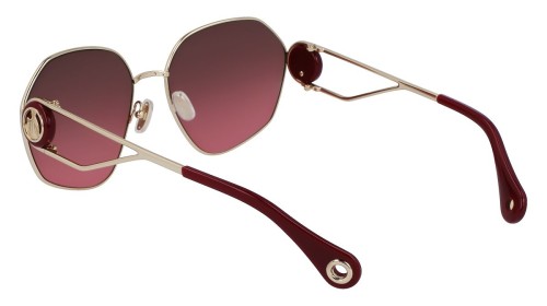Lanvin LNV127S - 731 - 62 Napszemüvegek Arany,Piros Szögletes