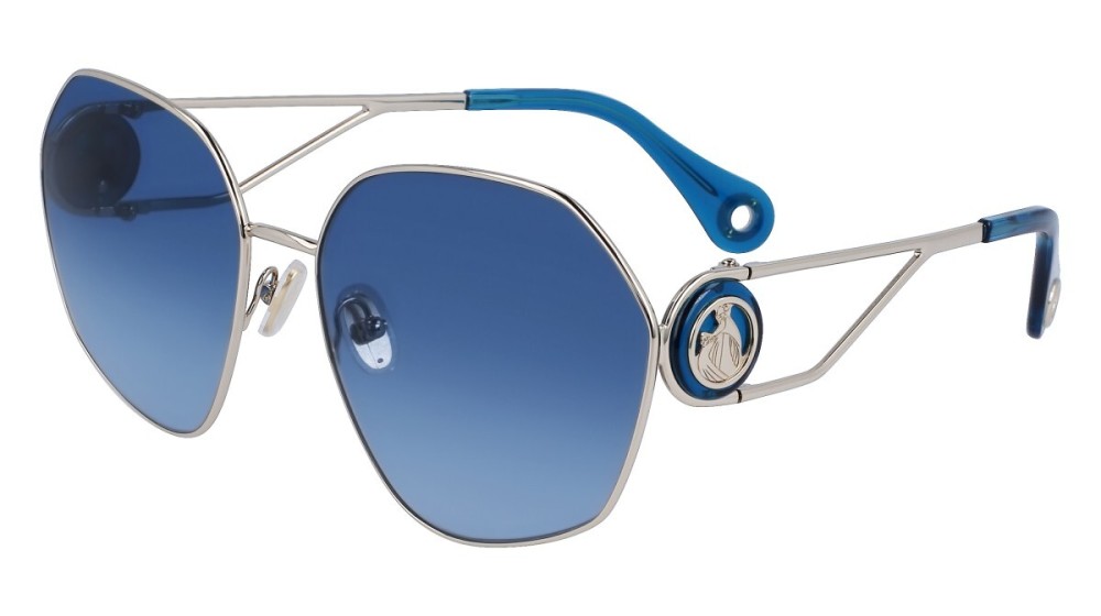 Lanvin LNV127S - 721 - 62 Napszemüvegek Ezüst,Kék Szögletes