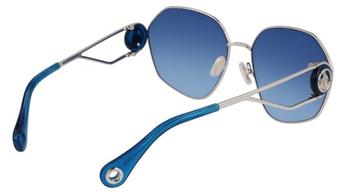 Lanvin LNV127S - 721 - 62 Napszemüvegek Ezüst,Kék Szögletes