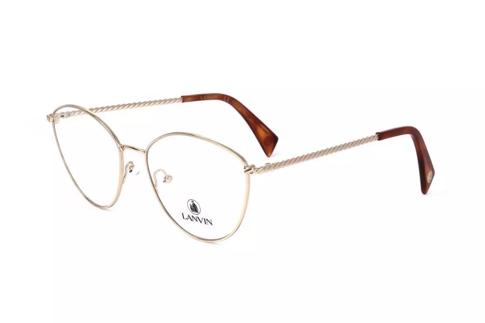 Lanvin LNV2106 - 722 - 55 Optikai keretek Arany, Havanna Cat Eye (Macskaszem)