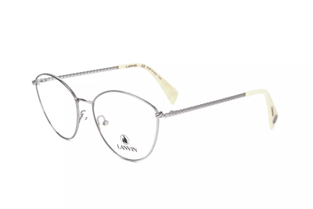 Lanvin LNV2106 - 047 - 55 Optikai keretek Ezüst,Fehér Cat Eye (Macskaszem)