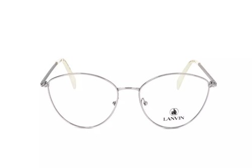 Lanvin LNV2106 - 047 - 55 Optikai keretek Ezüst,Fehér Cat Eye (Macskaszem)