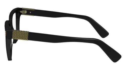 Lanvin LNV2652 - 001 - 54 Optikai keretek Fekete,Arany Szögletes