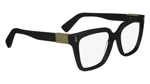 Lanvin LNV2652 - 001 - 54 Optikai keretek Fekete,Arany Szögletes