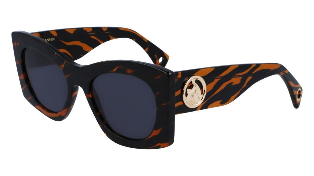 Lanvin LNV605S - 236 - 54 Napszemüvegek Fekete,Barna Cat Eye (Macskaszem)