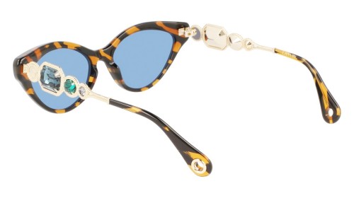 Lanvin LNV631SR - 236 - 56 Napszemüvegek Havanna, Arany Cat Eye (Macskaszem)