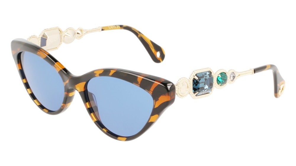 Lanvin LNV631SR - 236 - 56 Napszemüvegek Havanna, Arany Cat Eye (Macskaszem)