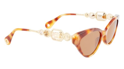 Lanvin LNV631SR - 217 - 56 Napszemüvegek Havanna, Arany Cat Eye (Macskaszem)
