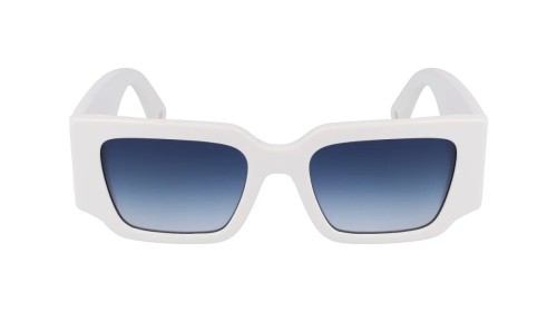 Lanvin LNV639S - 102 - 52 Napszemüvegek Fehér,Kék,Mintás Szögletes